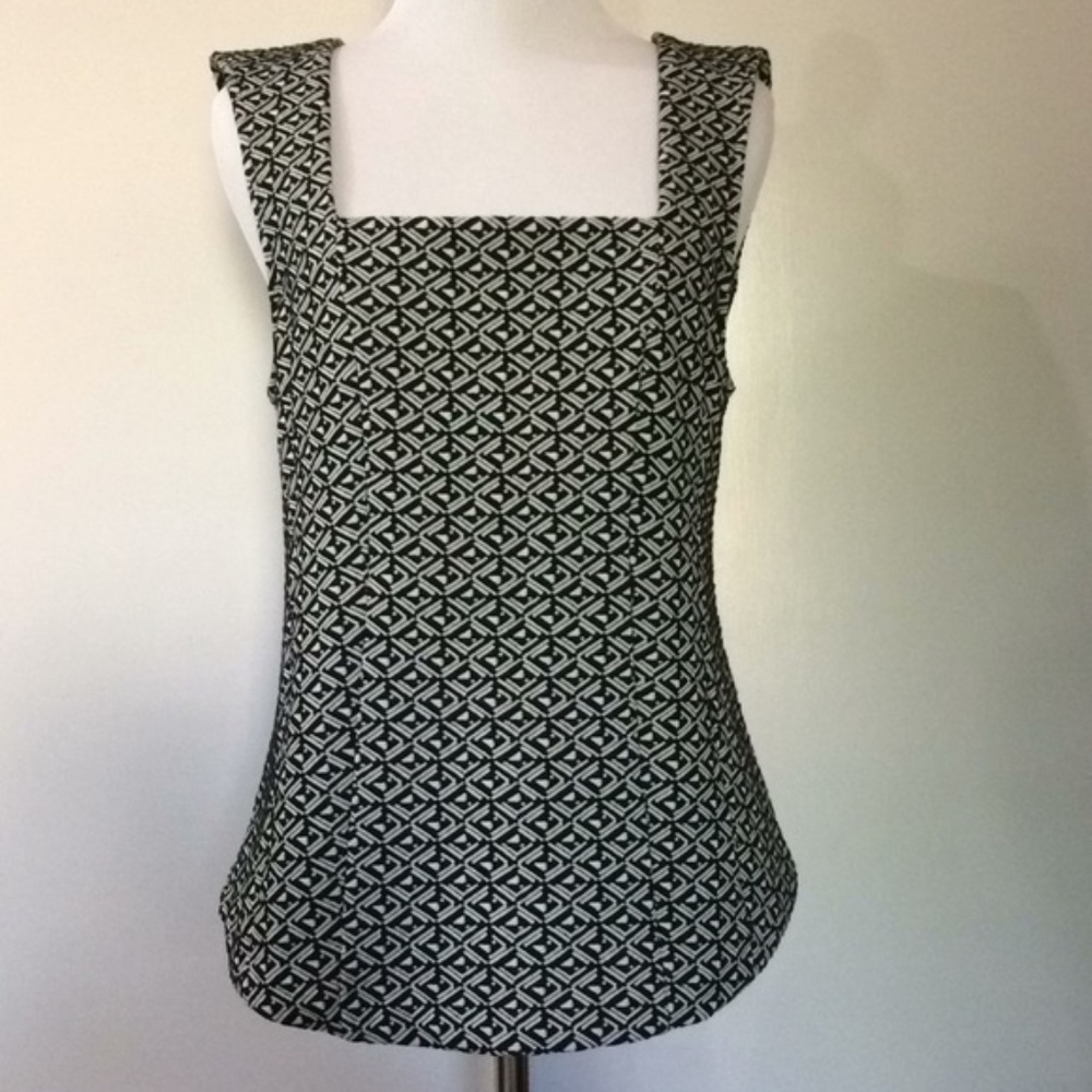 Anthropologie Postmark Square-Neck Sleeveless Top